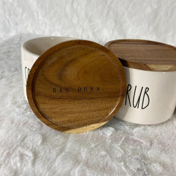 Rae Dunn Stacking BBQ Canisters SPICE BBQ RUB Trio cellars - Picture 5 of 8